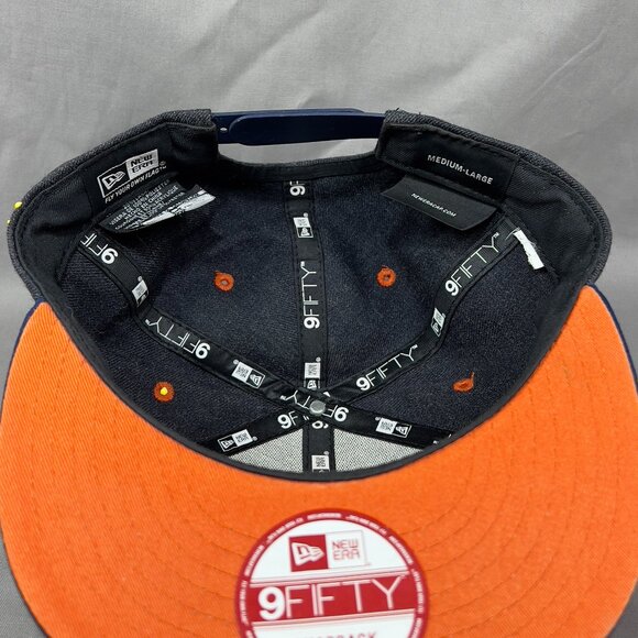 New Era Supremebeing Snapback Hat Blue 9fifty UK Streetwear Splash Hip Hop Mens - Picture 14 of 16